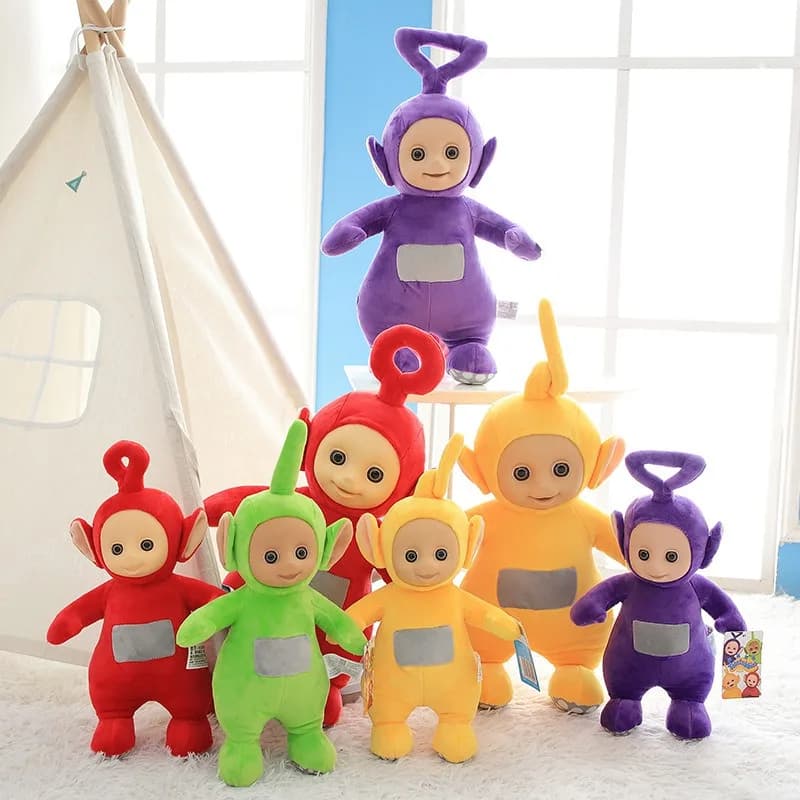 38 CENTIMETRI Teletubbies Tinky Winky Dipsy Laa-Laa Po Cosplay Loafyalty Loaflet Kawai Doll Sofa Decor Toy Birthday