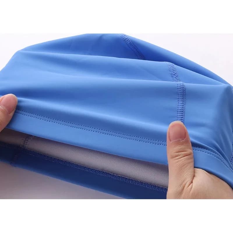 Waterproof PU Fabric Swimming Head, Protects the Earrings, Fit for Long Hair, Flexible