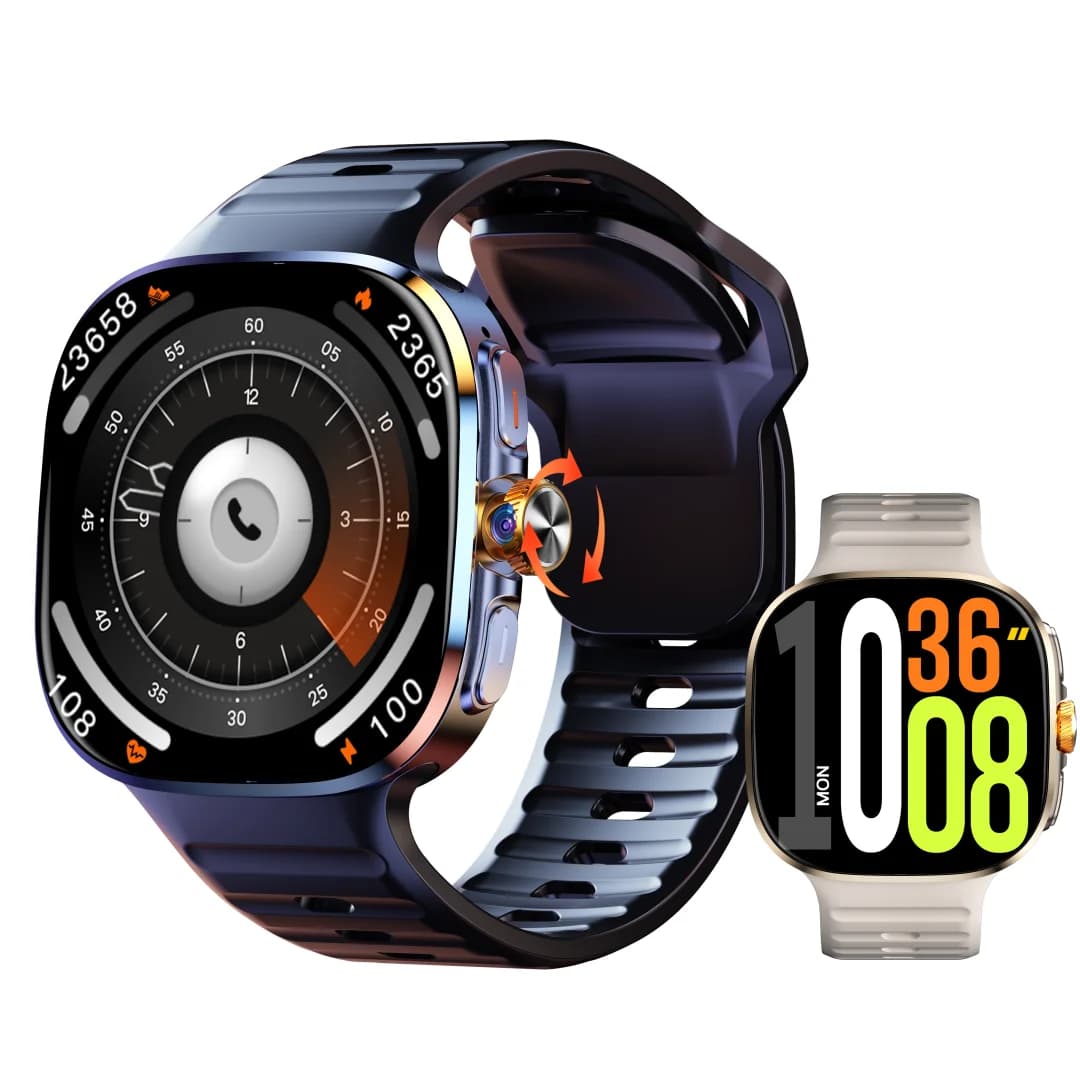 Nuovo 4G Smart Watch M99 AMOLED da 2,4 pollici Ruota fotocamera 3 + 32GB ChatGPT 2100mAH APP Scarica NFC WIFI GPS Smartwatch con scheda SIM