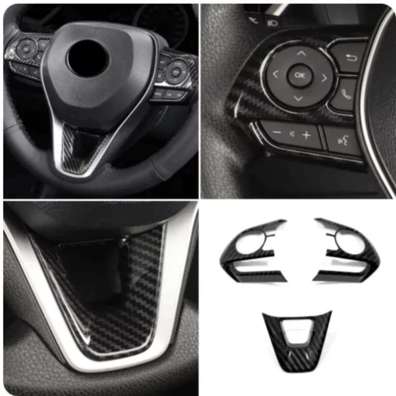For Toyota Corolla E210 2019- 2022 Wheel Cover Frame Trim Decoration Plastic Sticker ABS Car Styling Accessories