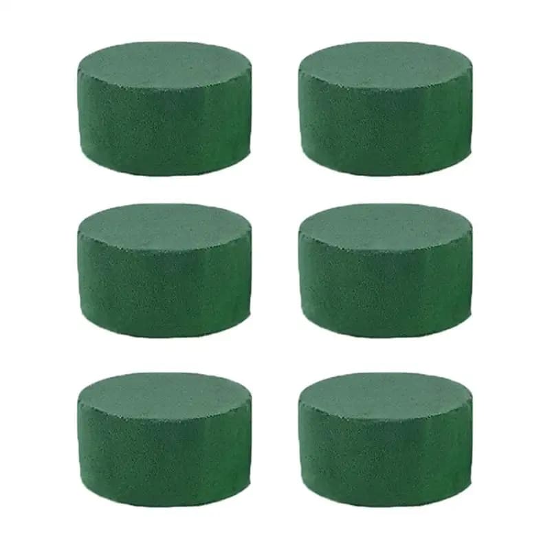 6Pcs Floral Foam Blocks for Fresh and Artificial Flowers Dry Wet Flower Mud Flower Arrangement Home Party Holiday Decorations