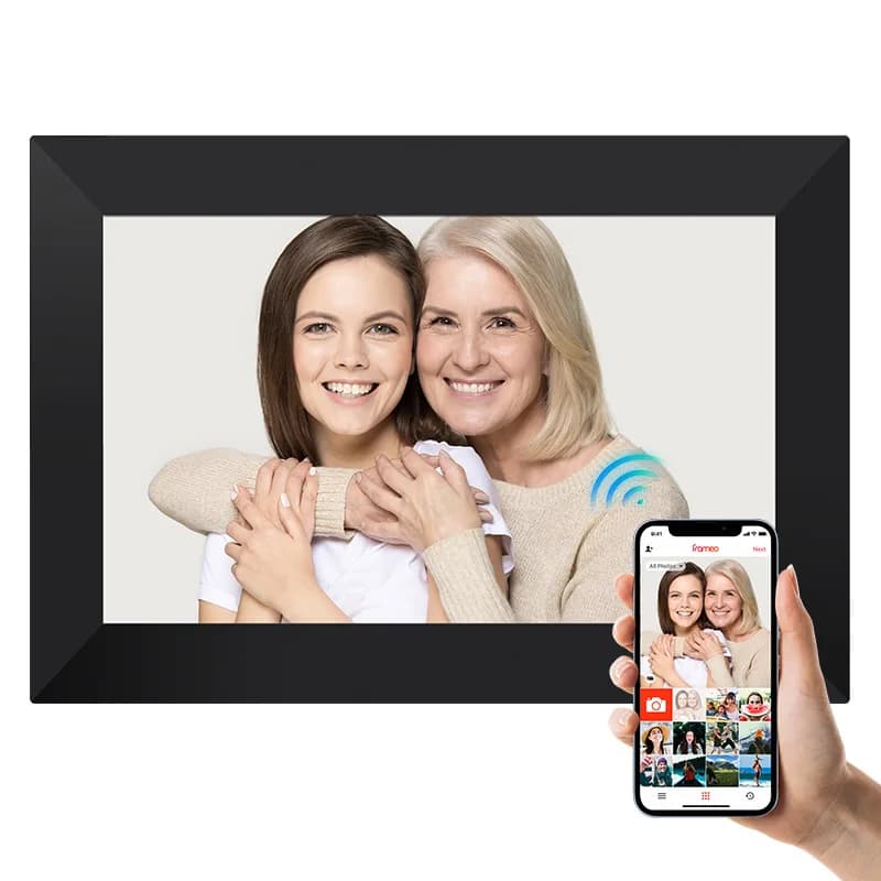 Cornice Fotografica Smart Cloud con WiFi e MP3, Album Fotografico Digitale Touchscreen, Riproduzione Video tramite App Mobile, Bestseller Transfrontaliero