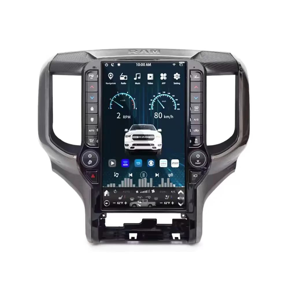 13.6 Inch Android 13 Car Radio For Dodge RAM 1500 2500 3500 2019 - 2022 Carplay Multimedia Auto Stereo Player Touch Screen GPS