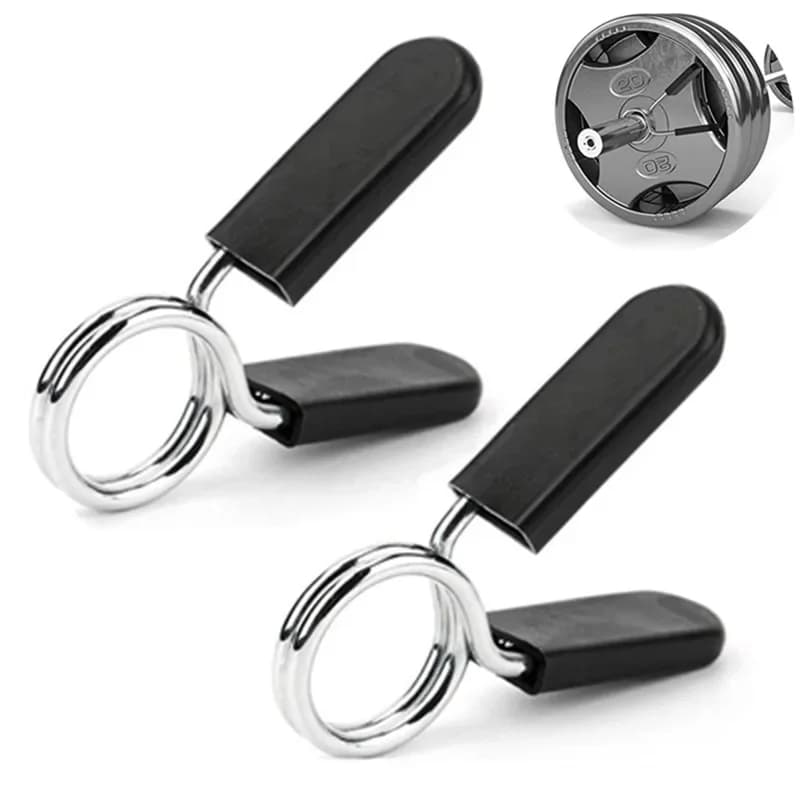 2 pieces 25/28/30 mm Barbell clamp Spring collar clip Weight for gym Handlebar block Standard lifting kit Barbell block