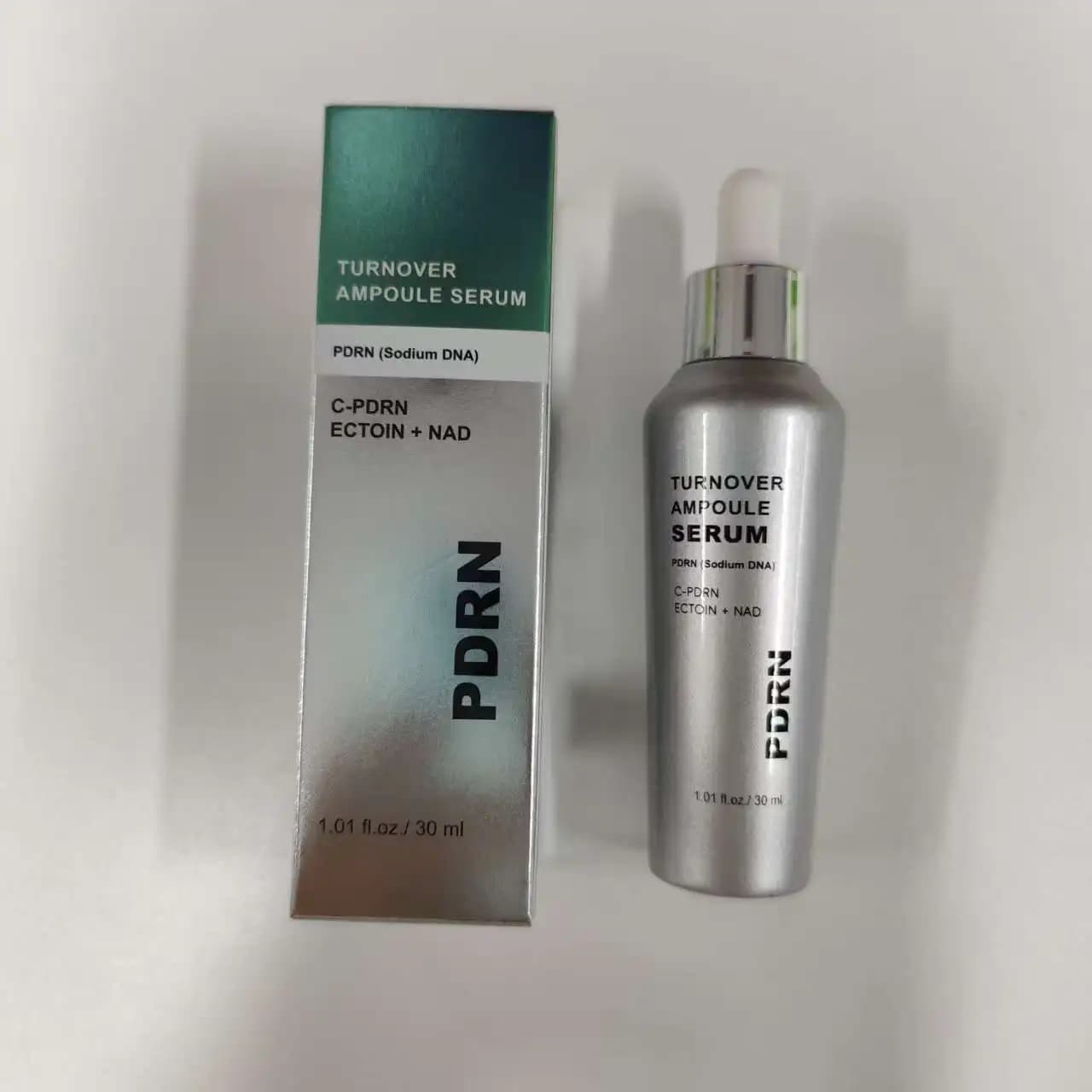 PDRN Turnover Ampoule Serum 30ml C-PDRN Ectoin NAD, Peptide Deep Moisturizing Face Essence, Barrier Repair Firm Lifting
