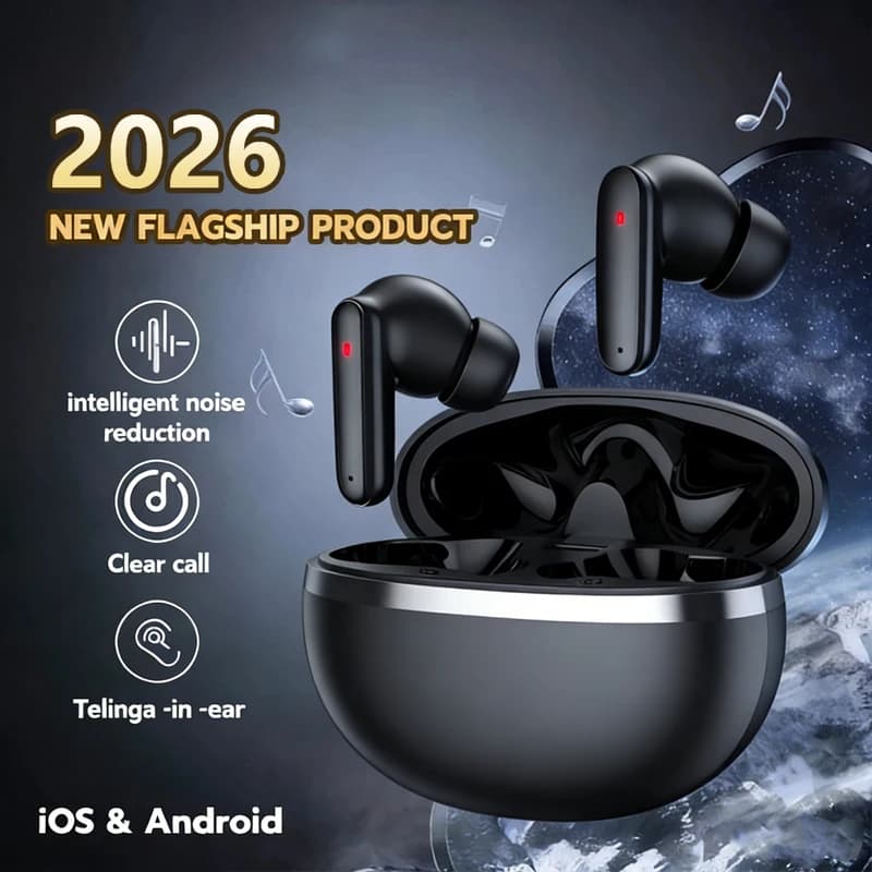 Cuffie Wireless TWS Lenovo 100% Originali, Bluetooth 5.3, Auricolari con Controllo Touch, Cuffie HD per Sport con Microfono, Novità 2026