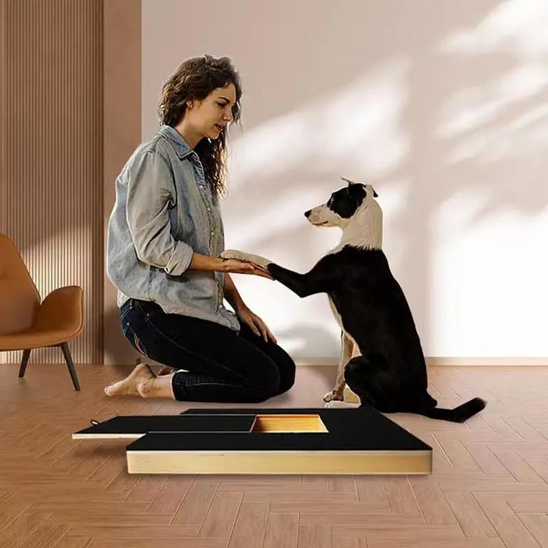 Tavoletta per Limare le Unghie dei Cani, Regolabile, in Legno, Giocattolo Auto-Grattante per la Cura delle Unghie, Accessori Sicuri per la Toelettatura degli Animali