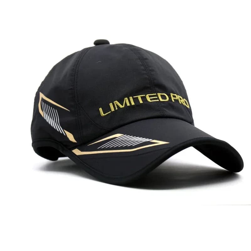 Cappelli da pesca all'aperto per uomo Berretto da baseball estivo con protezione solare Berretti da pesca antivento con clip Berretto da trekking impermeabile