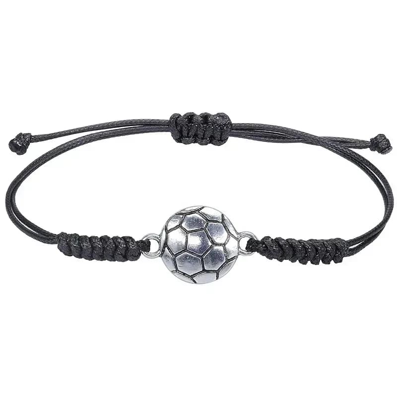 5 pcs/lot charm bracelet for boy's girl alloy basketball elastic bracelet adjustable couples friendship bracelet jewelry
