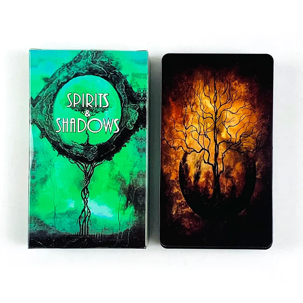 Hot-selling Spirit & Shadows Oracle Cards Mysterious Divination Deck English Vision Edition Board Playing Game For Party