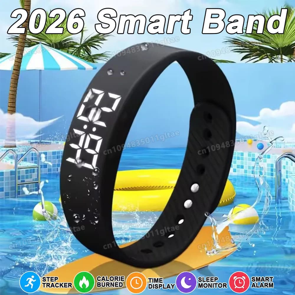 Smart Bracelet LED Digital Waterproof Smart Clock Smartband Running pedometer Monitor Smart Band Vibration Alarm Reminder HW12