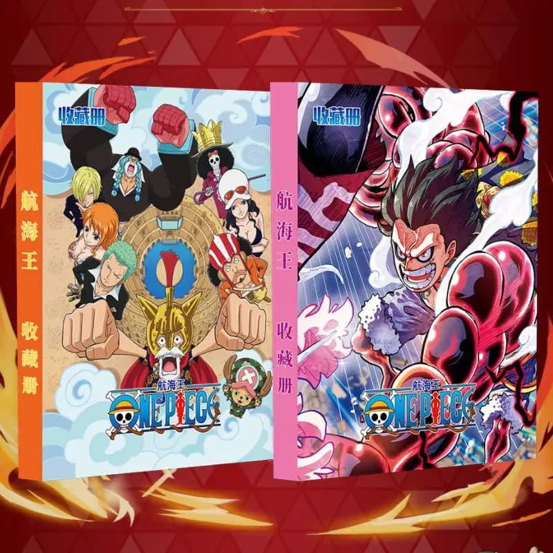 ONE PIECE Monkey D. Luffy Roronoa Zoro Album Porta Carte da Gioco da 240 Pezzi Raccoglitore PTCG VMAX Collezione di Carte da Gioco Giocattoli Regalo