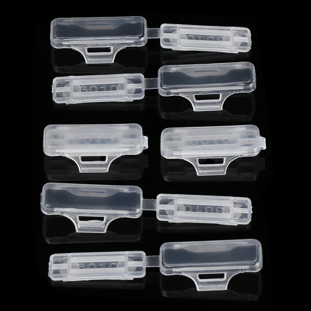 50PCS impermeabile trasparente cavo segno carte etichetta Display scatola di identificazione fascetta per cavi Tag Tag strumenti giornalieri