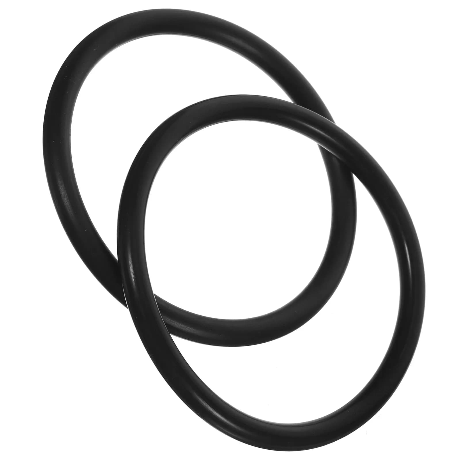 2Pcs Singing Bowl Rubber Ring Sound Bowl Mat Meditation Ring Black Cushion for Buddhist Instruments Home Office Decor Gift