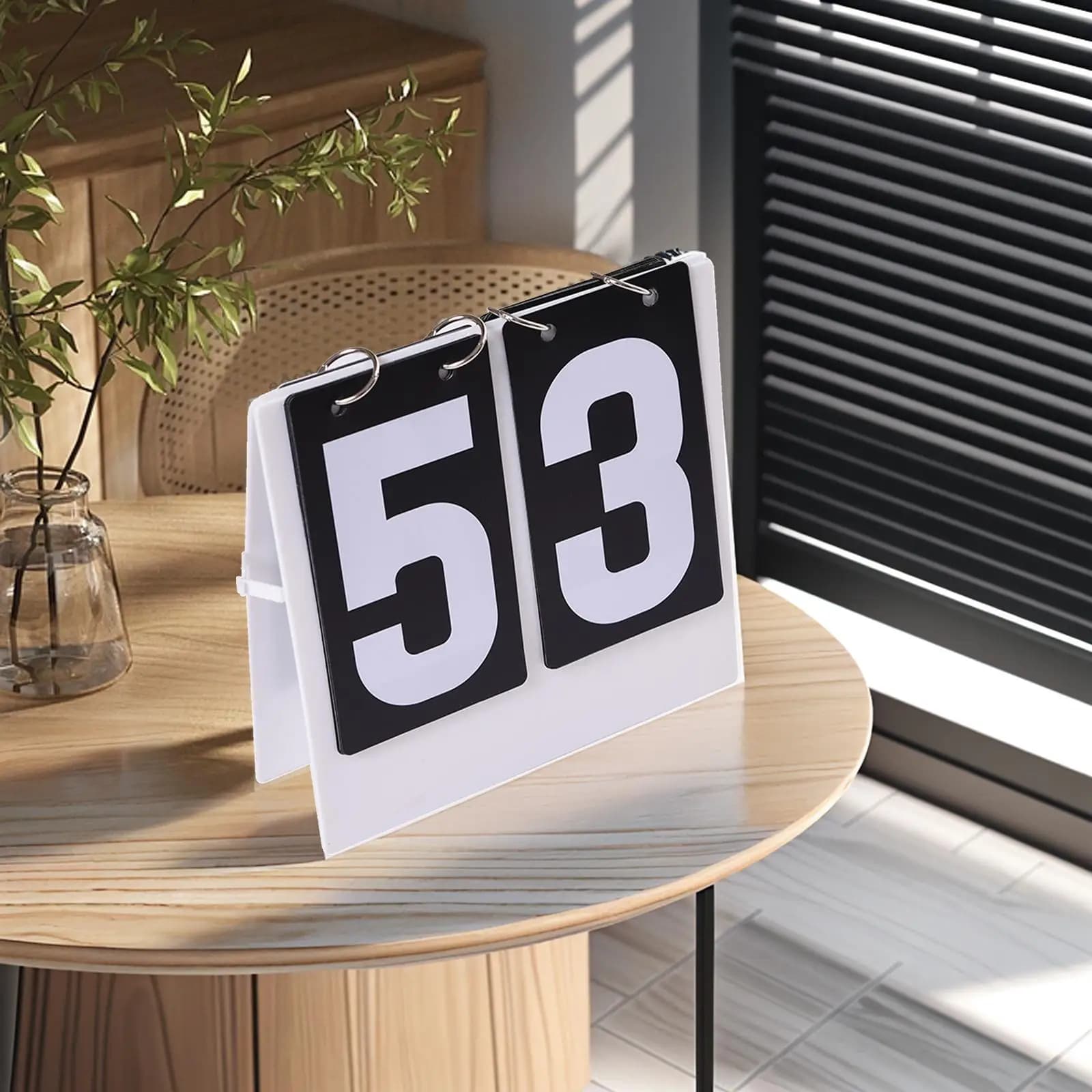 Tabellone segnapunti multiuso Flip Score Keeper Desktop per tennis da tavolo, calcio, baseball, pallavolo, competizione