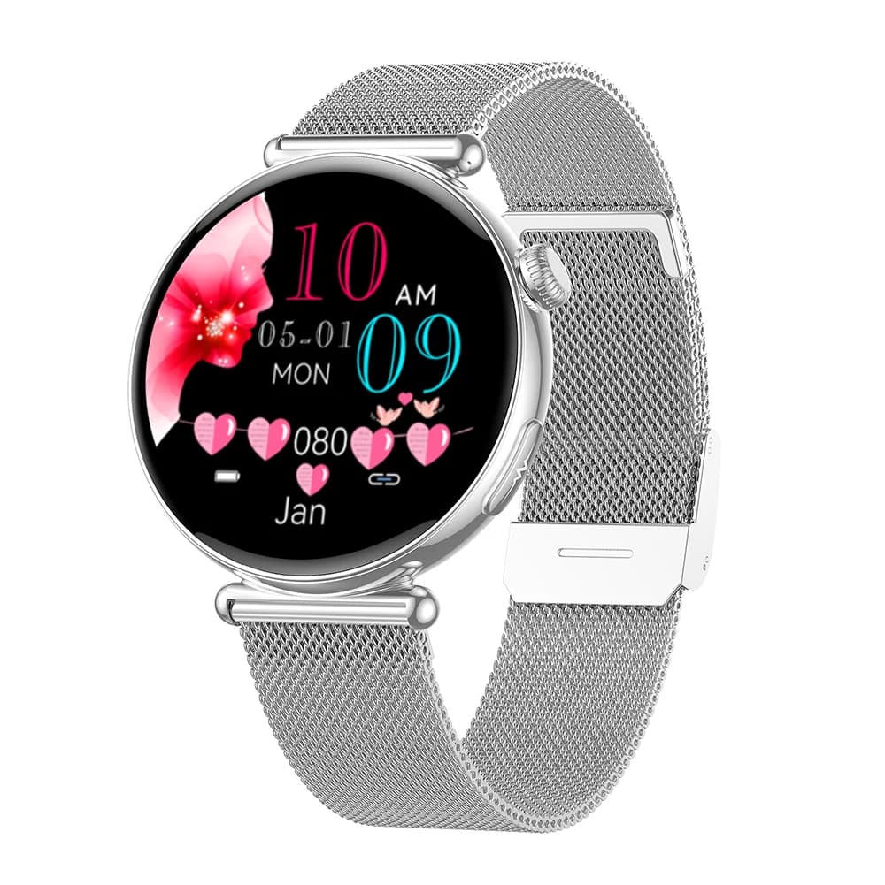 New AI-GPT Smart ECG Health Women's Sports Watch 1.32 "AMOLED Screen Bluetooth Call Women's Fashion Smartwatch IP68 Waterproof