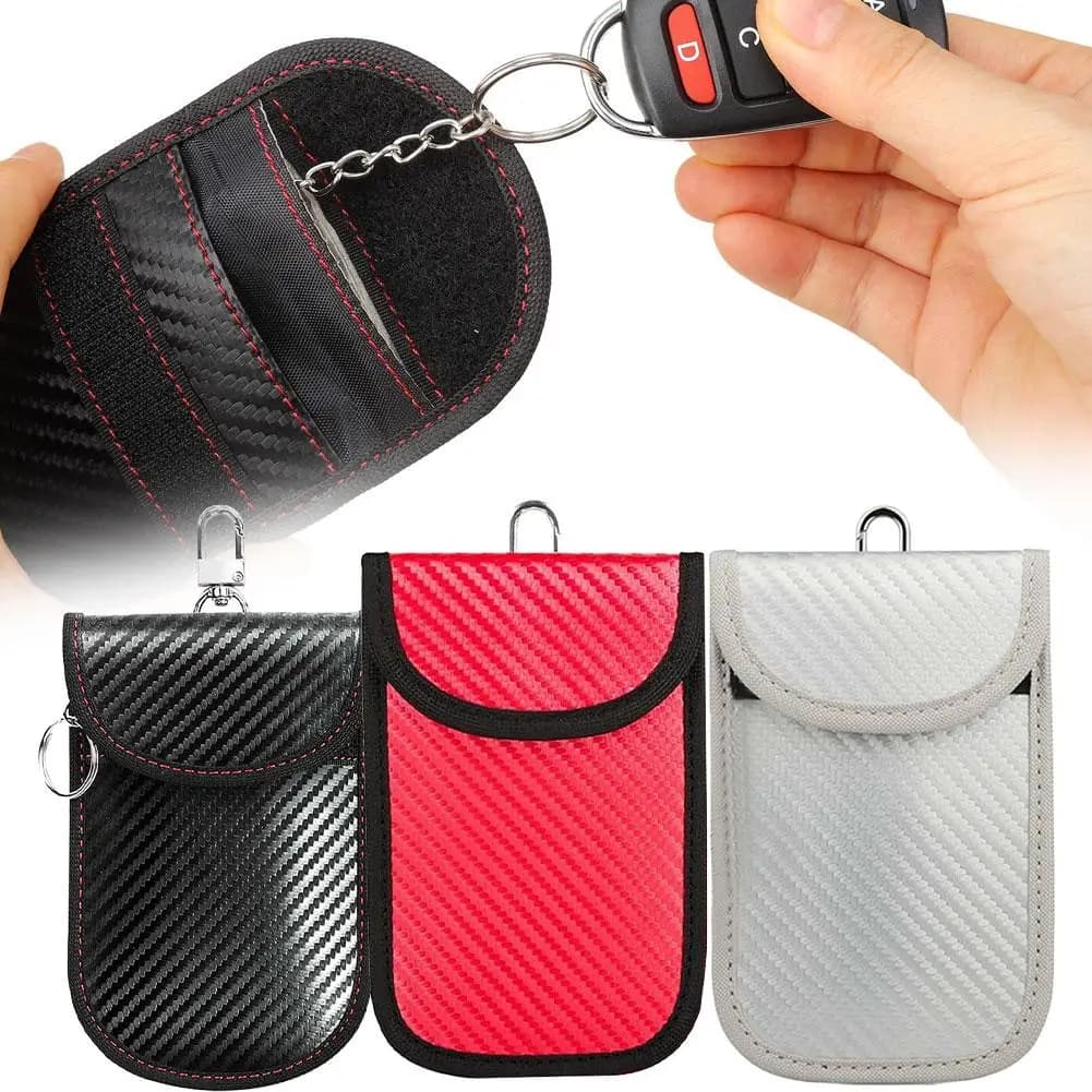 Car Key Pouch Key Wallet Storage Case For RFI D information Anti-scanning/Anti-RF Information Leakage/screen Car Key Signals