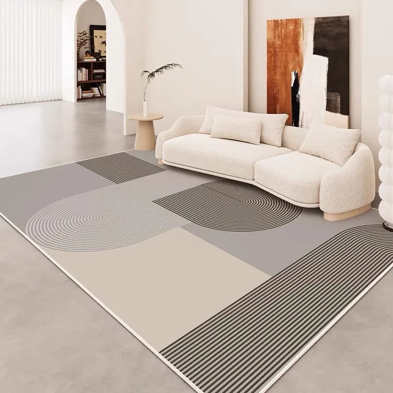 VIKAMA semplice luce di lusso in velluto di cristallo tappeto casa decorare soggiorno stuoie camera da letto tappeti balcone Entey pavimento porta coperta