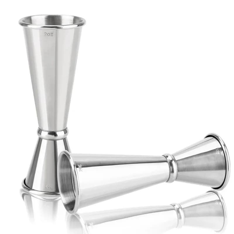 Jigger da cocktail Bar 1oz/2oz in acciaio inossidabile Design giapponese Jigger Mojito Misura tazza Strumenti da bar Misurino a doppio lato