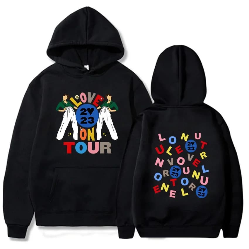 Harrys House Love on Tour Felpa con cappuccio da uomo/donna Felpa grafica Felpa con cappuccio prevalente vintage Abiti estetici creativi Pullover anime