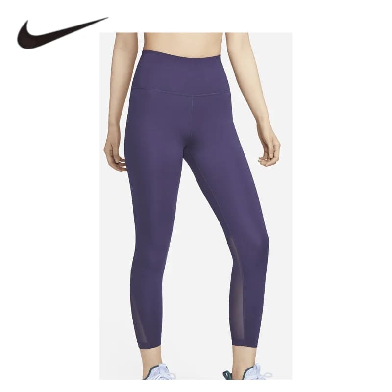 Nike - Nuovi pantaloni sportivi attillati da allenamento per yoga a vita alta da donna DV9021-55