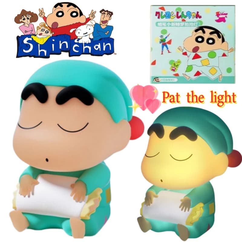 Crayon Shin-chan Merchandise da film e TV, luce notturna creativa personalizzata, ornamenti decorativi per la camera da letto, regalo di compleanno