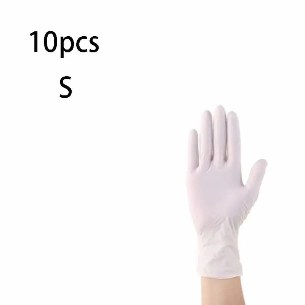 5 paia di guanti monouso in nitrile per bambini, senza lattice, per la pulizia della casa, per il servizio di ristorazione, per il giardinaggio, per la pittura e l'artigianato