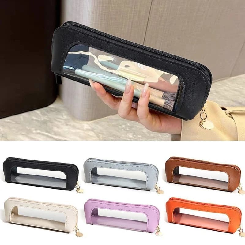 Cosmetic Bag Makeup Brush Bag Portable Travel Bag for Washing Toiletries Organizer Bag for Small PVC Handbag