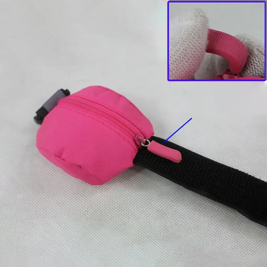 Polyester Sports Wrist Pouch Zip Wallet Bag Lightweight Sweatband for Running Hiking Cycling