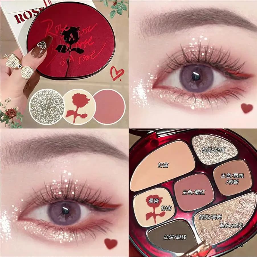 8 colori palette di ombretti ombretto opaco perlato portatile lucido ombretto naturale a lunga durata trucco per occhi cosmetico T2353