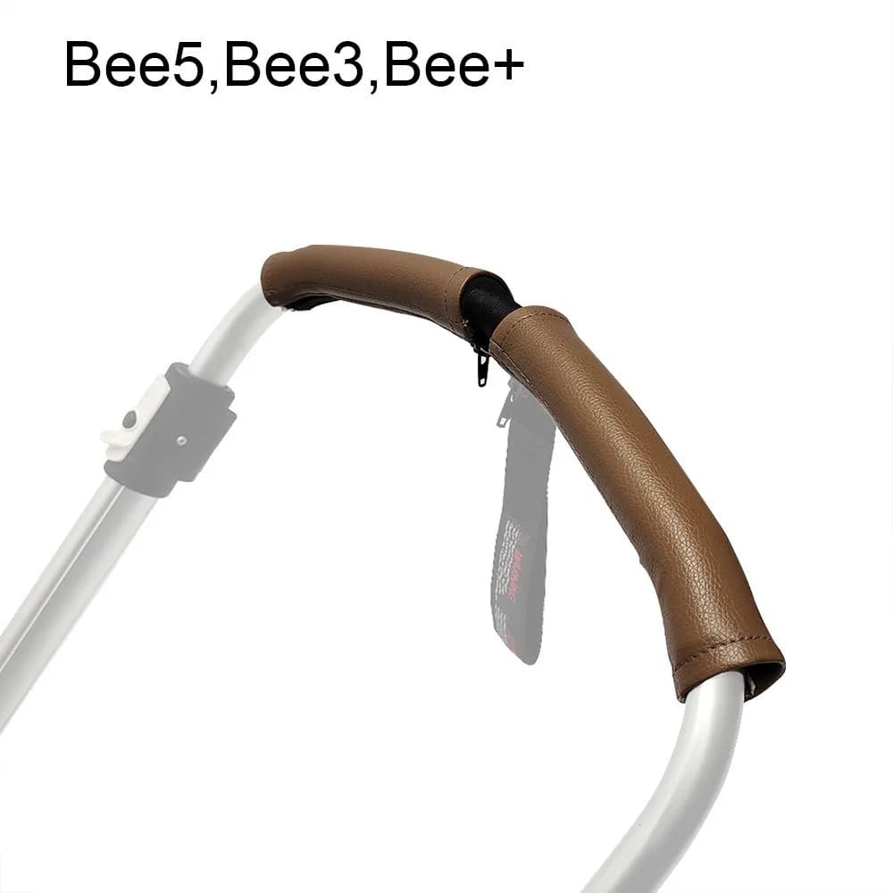 Nuovi accessori per passeggino Custodia protettiva per bracciolo per carrozzina Coperture per maniglie per passeggino in pelle PU