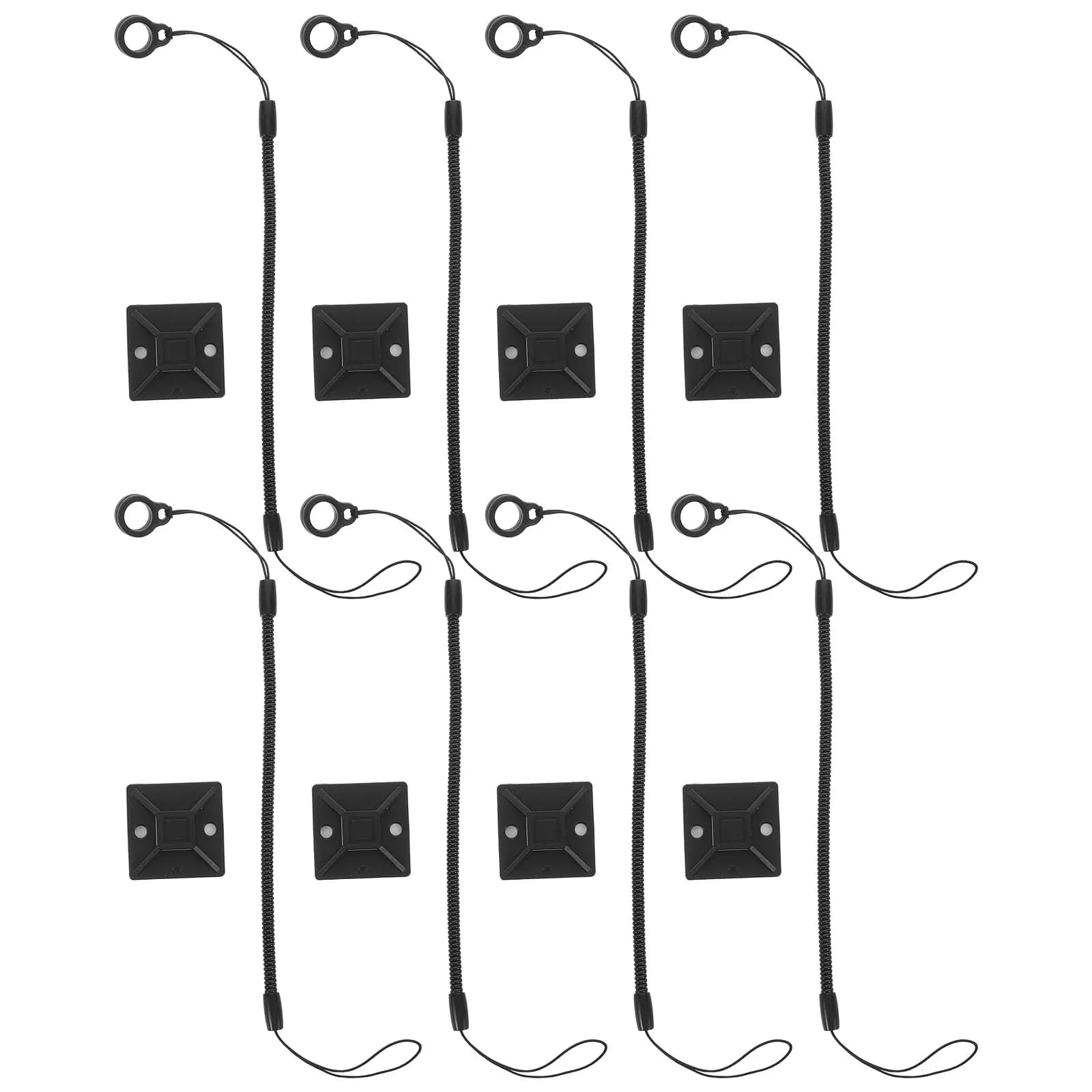 Set di 8 Cordini Elastici a Spirale Antiscivolo per Stilo, Portapenne Retrattile per Tablet, Telefono, Penne Touchscreen, per Insegnanti
