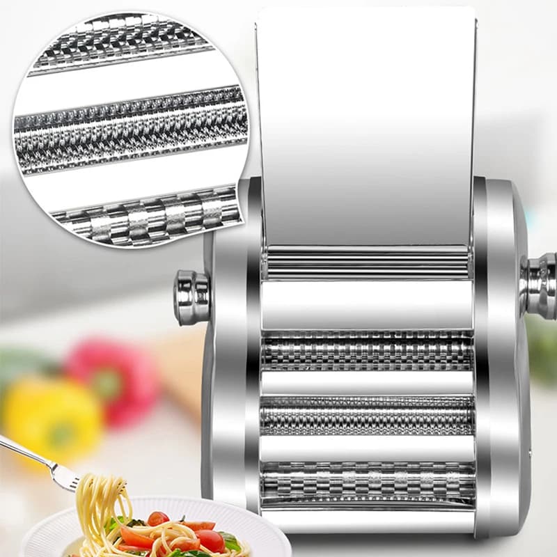 Macchina elettrica per avvolgere gnocchi di noodle Macchina per pasta Dispositivo per noodle Macchina per pressa Wonton Pi in acciaio inossidabile per uso domestico commerciale
