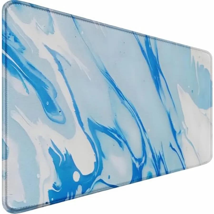 Extra Large Gaming Mouse Pad 31.5 x 11.8 in, Waterproof Mousepad with Stitched Edges, Premium Microfiber Cloth Surface, Non-Sli
