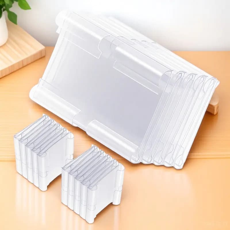 60 Pezzi Porta Prezzi in PVC, Clip per Esposizione, Supporti per Etichette di Merci, Espositori per Supermercati