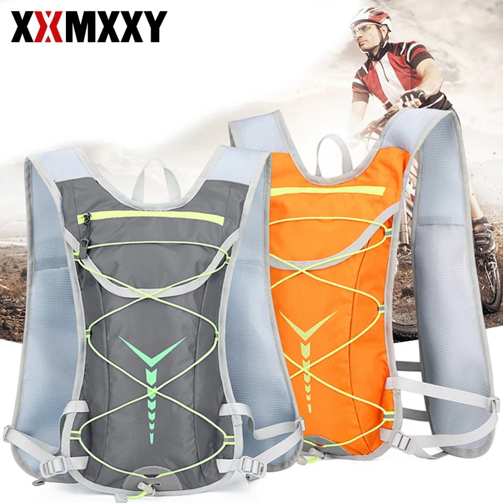 Outdoor Trail Running Ultralight Backpack Hydrating Jogging vest Men Breathable Marathon Bicycle Bag Water Bottle 250ML/500ML