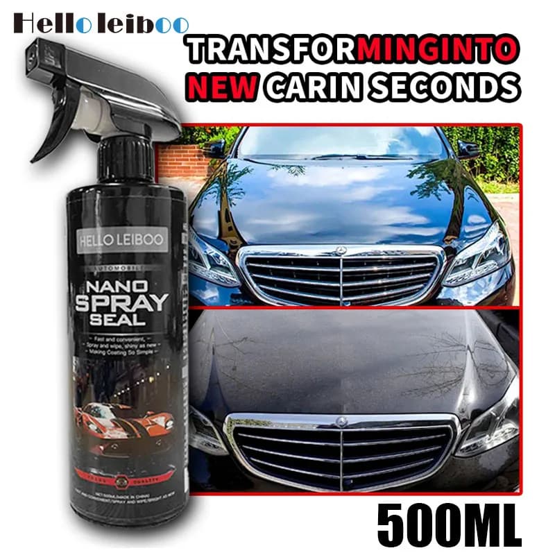 LEIBOO 10H Rivestimento per auto 500ML Nano Vetro liquido Placcato Cristallo Idrofobico Lucidatura impermeabile Durezza della vernice Cera per lucidatura per auto