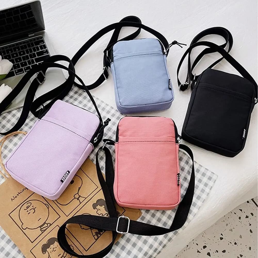 New Fashion Cell Phone Bag Women's Shoulder Bag Mini Small Shoulder Bag All-match Shoulder Hanging To Neck Vertical Bag