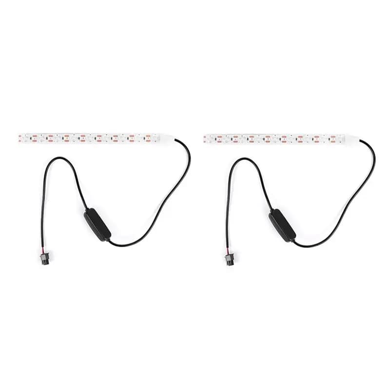 Striscia LED AU61-Ra95 2 Pezzi 24V Luce di Riempimento Super Luminosa Accessori per Stampante 3D per Bambu Lab A1 Mini