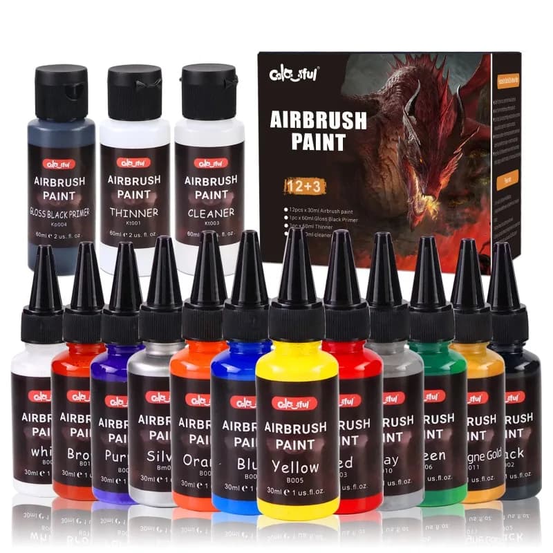 30ml Water-based Acrylic Paint Liquid Spray Gun Metal Hand Model To Quickly Spray Environmentally Friendly Waterproof Paint
