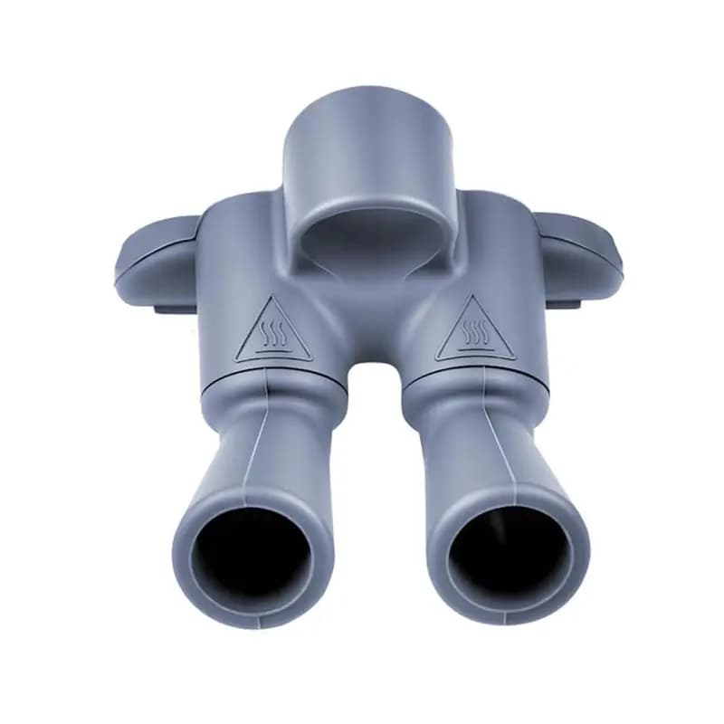 [NEWA08R】 Steam Diverter For Ninja Crispi Air Fryer Food Grade Heat Resistant Silicone Protective Cover Dual Exhaust