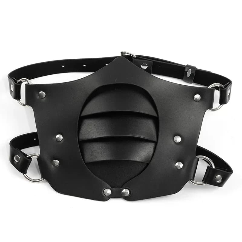 BDSM Maschera In Pelle Moto Foschia Punk Maschera Maschile Polvere Antivento Giochi Per Adulti Bondage Restrizioni Cosplay Giocattoli Del Sesso Per Gli Uomini Gay