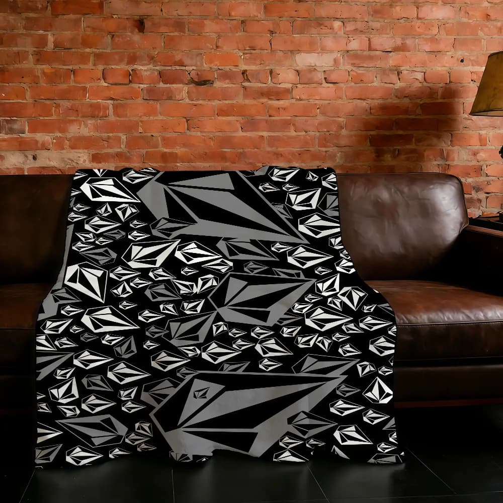 Blanket Super Warm V-Volcom-ES Comfortable Fashion Plush Throw Blanket Child Home Sofa Bedroom Brand Gift