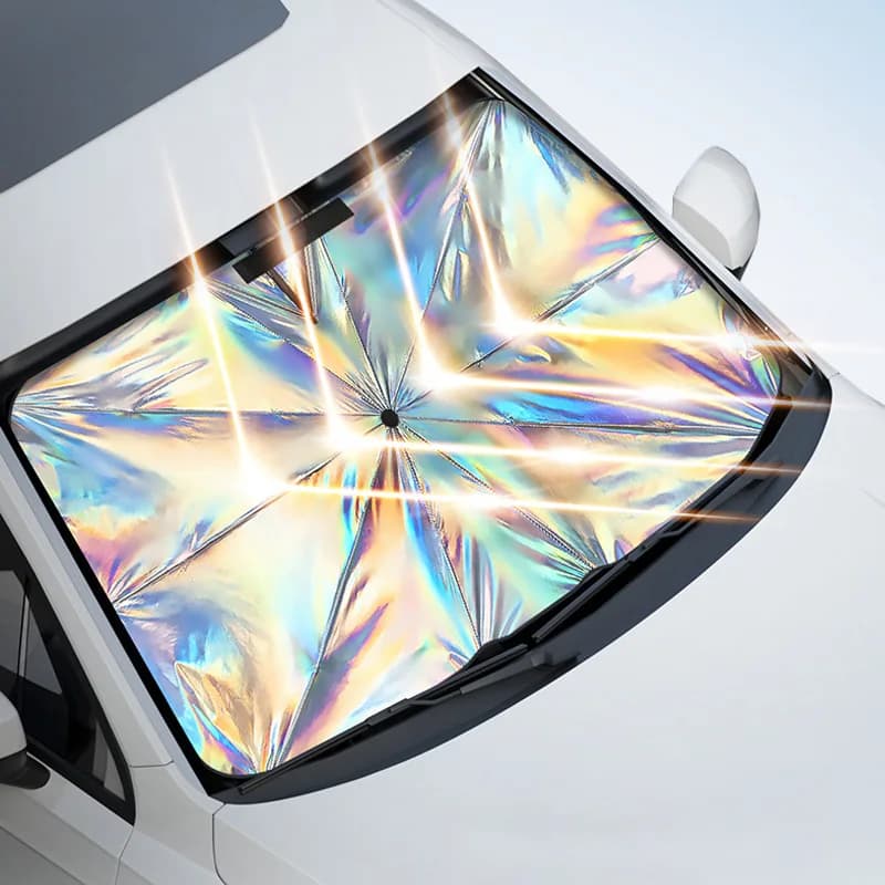 Parasole per parabrezza aggiornato finestrino anteriore dell'auto protezione UV per il sole ombrello accessori per tende parasole per auto pieghevoli