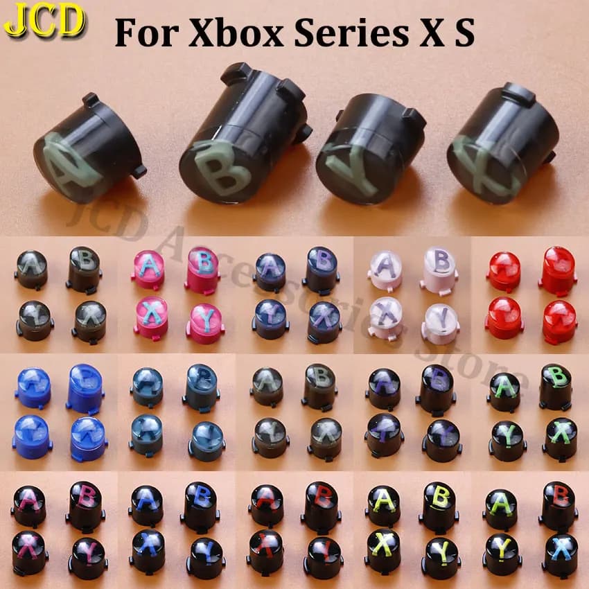 JCD per Xbox Series S X Controller sostituzione A B Y X Key ABXY Button kit per Xbox One Slim S Elite 1 2 accessori per Gamepad
