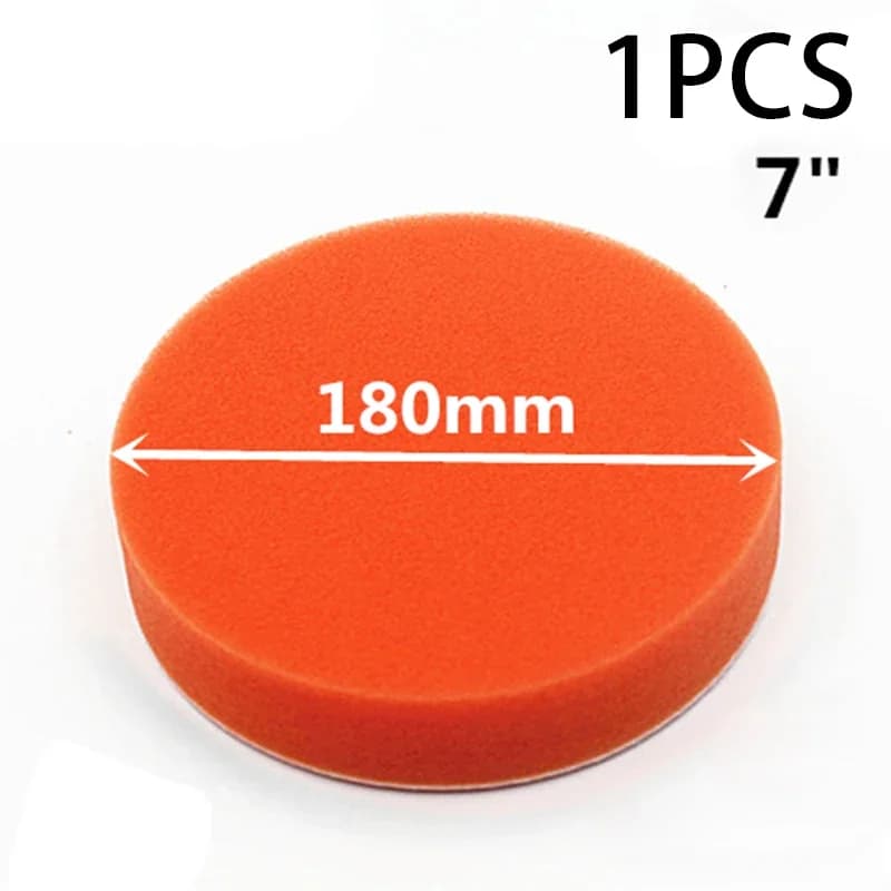 180 MILLIMETRI 7 Pollici Spugna Piatta Lordo Lucidatura Tampone di Lucidatura Kit Per Auto Lucidatore Pulito Ceretta Auto Vernice Manutenzione Strumenti di Cura NUOVO