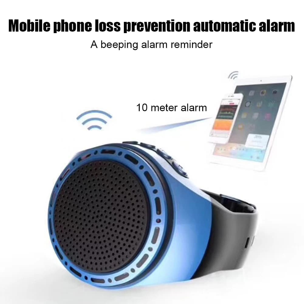 Portable Wrist Watch Speaker 500mAh Bluetooth-compatible Sports Music FM Radio USB Rechargeable Music FM Radio Box