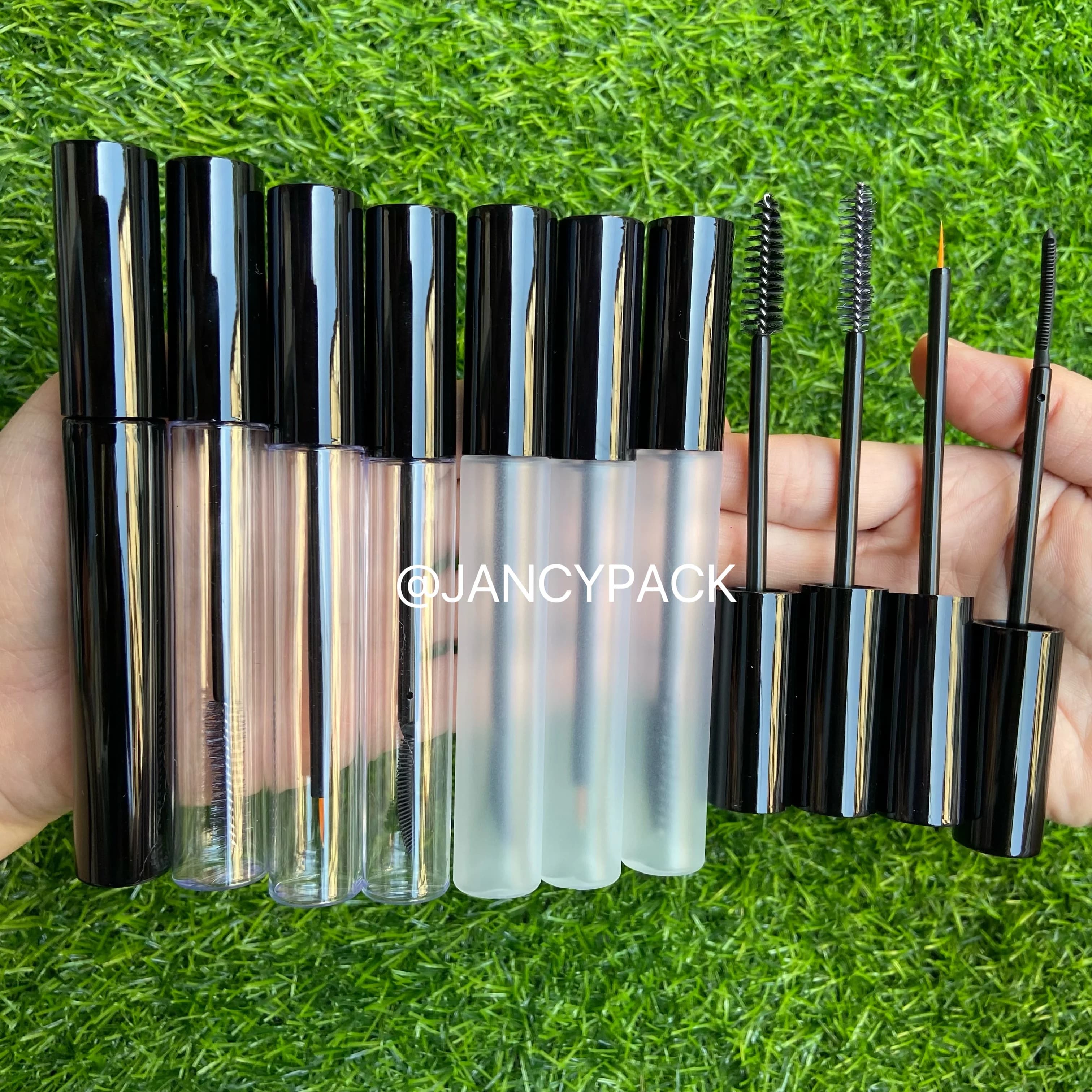Empty pipes for mascara from 12 ml Satin white eyelash cream Bowl Liquid bottle Eyelash gel bottle VE Liquid containers for oil growth