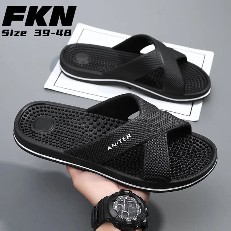 Pantofole da uomo estive Pantofole in EVA sandali per interni ed esterni taglie forti pantofole comode piatte antiscivolo leggere scarpe da giardino 48