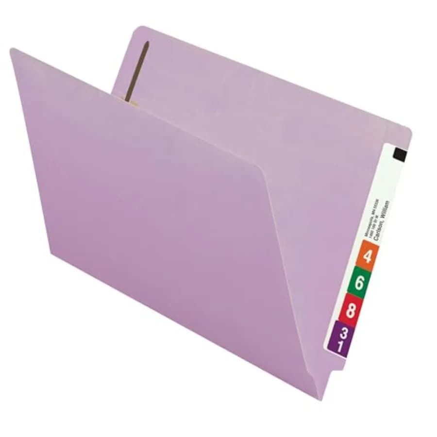Raccoglitore per documenti con chiusura a linguetta Shelf-Master ® Chiusure a Linguetta Dritta Rinforzate Formato Legale, 50 per Scatola 28540